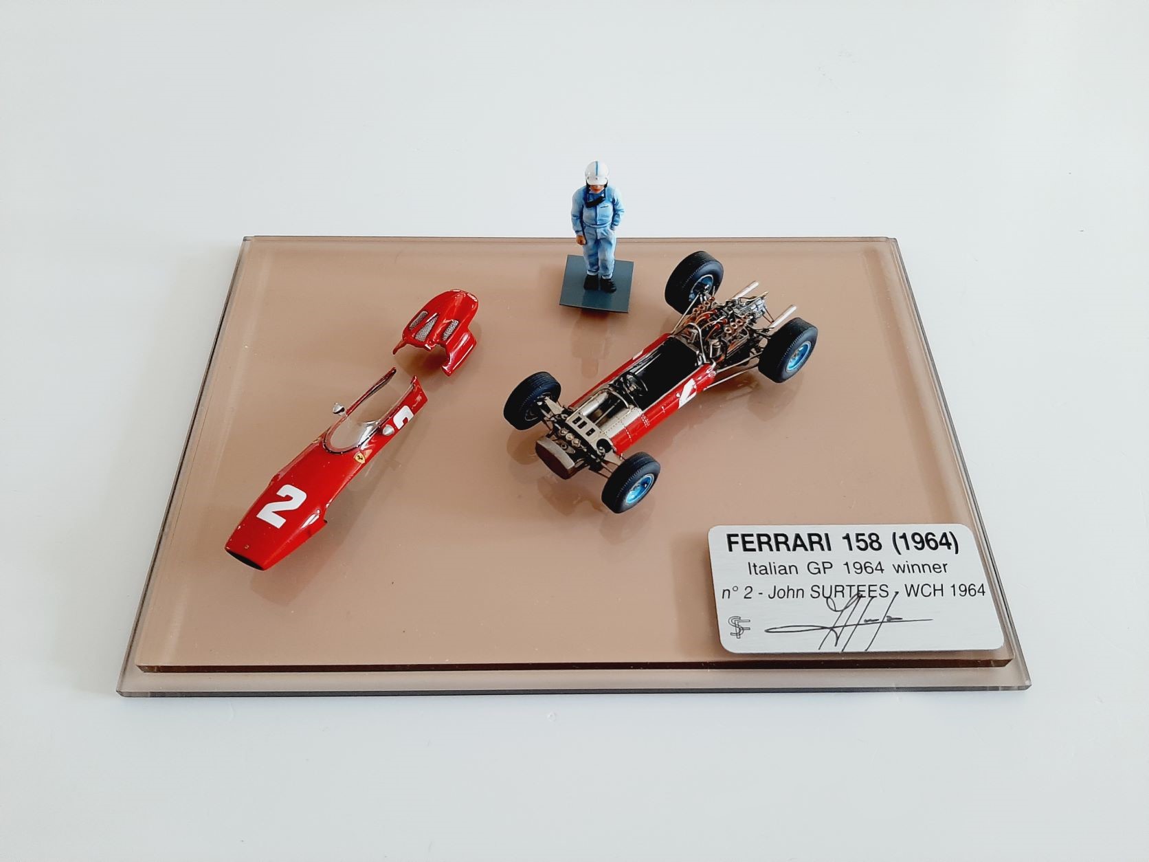 F. Suber : Ferrari 158 F1  Italian GP 1964 Winner